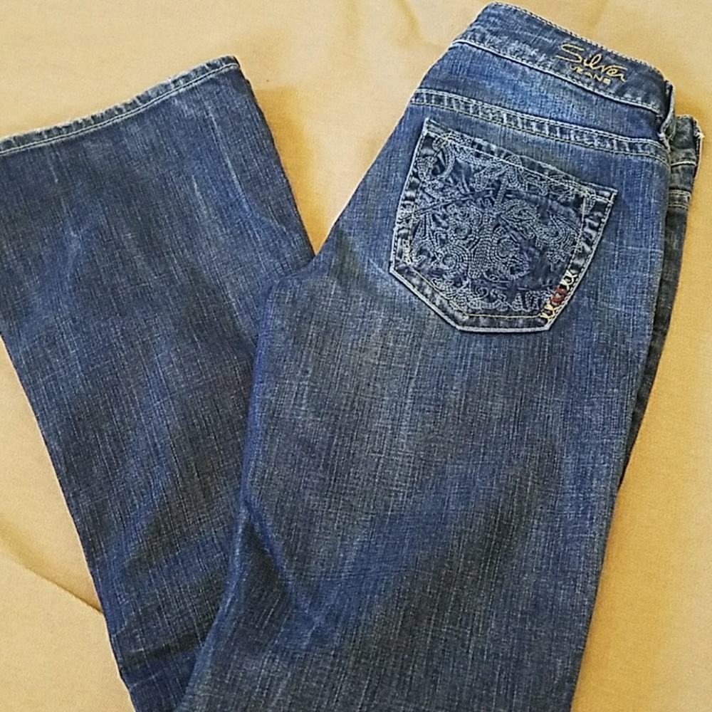 Silver Lola Jeans 27x33